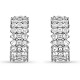 Boucles d'oreilles en Argent 925 rhodié et Oxydes Zirconium