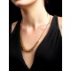 Collier boules en Acier inoxydable doré