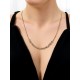 Collier Coeurs en Acier inoxydable et Zircones